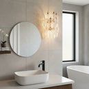 Murano Poliedri Transparent Glass Wall Sconces