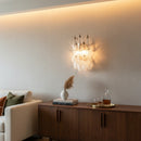 Murano Poliedri Transparent Glass Wall Sconces