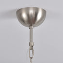 Murano Red Glass Tubes Chandelier
