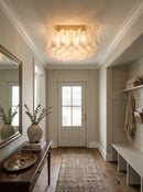 Murano Style Glass Petal Ceiling Light