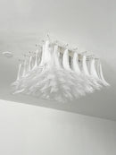 Murano Style Glass Petal Ceiling Light