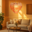 Murano Flower Bud Glass Chandelier