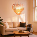 Murano Flower Bud Glass Chandelier