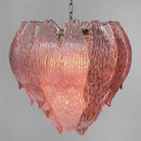 Murano Flower Bud Glass Chandelier