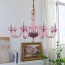 Pink Ares Murano Glass Chandelier