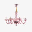 Pink Ares Murano Glass Chandelier