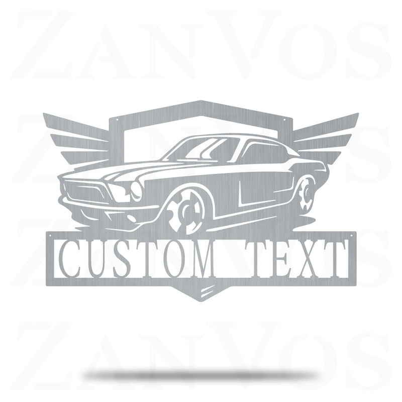 Muscle Car Monogram