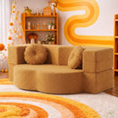 Muse Foldable Sofa Bed – Mustard