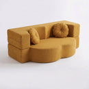 Muse Foldable Sofa Bed – Mustard