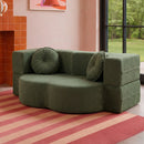 Muse Foldable Sofa Bed – Green