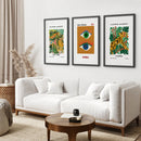 Modern Abstract Flower Marker Set of 3 Piece by Wall Art Set