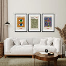 Yayoi Kusama Exhibition Wall Art Set of 3 Prints by Wall Art Set