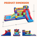 Inflatable Bounce House with 680W Blower and Ball Pit by DirectDeals