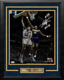 Dikembe Mutombo Denver Nuggets Autographed 11x14 Framed Photo Inscribed Hall of Fame: Silver Ink by Dynasty Sports & Framing