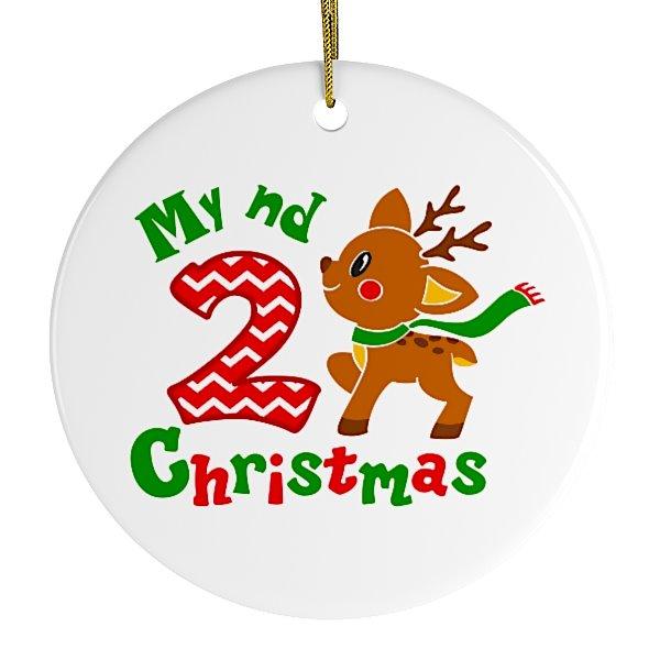 My 2nd Christmas Baby Fawn Ornament