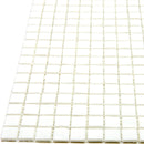 Baby Powder White 12x12 Glossy Uniform Square Glass Mosaic Tile (20 pack, 18.69 sq ft/case) - Sample