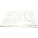 Baby Powder White 12x12 Glossy Uniform Square Glass Mosaic Tile (20 pack, 18.69 sq ft/case) - Sample