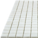 Pearl White 12x12 Glossy Uniform Square Glass Mosaic Tile (20 pack, 18.69 sq ft/case)