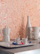 Shimmer Beige 12x12 Glossy Uniform Square Glass Mosaic Tile (20 pack, 18.69 sq ft/case)