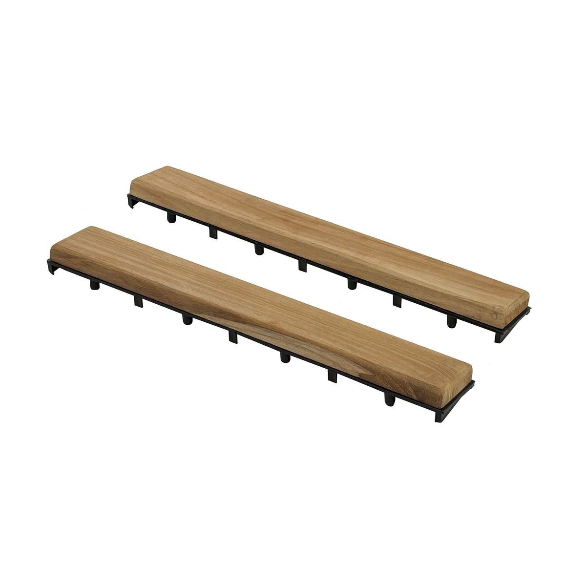 Teak Interlocking Tile End Pieces (Loop, Pin or Corner), photo 8 of 9