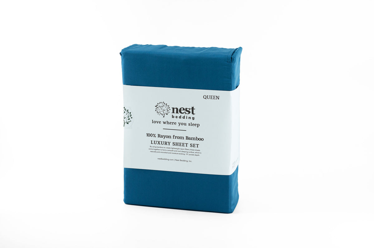 Bamboo Sheet Set + Pillowcases, photo 9 of 15