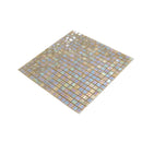 Ecru Beige 12x12 Glossy Uniform Square Glass Mosaic Tile (20 pack, 18.69 sq ft/case) - Sample
