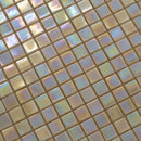 Ecru Beige 12x12 Glossy Uniform Square Glass Mosaic Tile (20 pack, 18.69 sq ft/case) - Sample