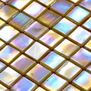 Ecru Beige 12x12 Glossy Uniform Square Glass Mosaic Tile (20 pack, 18.69 sq ft/case)