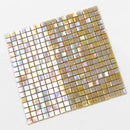 Ecru Beige 12x12 Glossy Uniform Square Glass Mosaic Tile (20 pack, 18.69 sq ft/case) - Sample