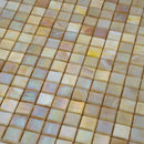 Bisque Beige 12x12 Glossy Uniform Square Glass Mosaic Tile (20 pack, 18.69 sq ft/case) - Sample