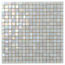 Light Beige 12x12 Glossy Uniform Square Glass Mosaic Tile (20 pack, 18.69 sq ft/case)