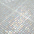Light Beige 12x12 Glossy Uniform Square Glass Mosaic Tile (20 pack, 18.69 sq ft/case)