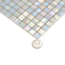 Light Beige 12x12 Glossy Uniform Square Glass Mosaic Tile (20 pack, 18.69 sq ft/case)