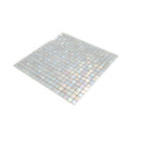 Light Beige 12x12 Glossy Uniform Square Glass Mosaic Tile (20 pack, 18.69 sq ft/case)