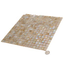 Caramel Beige 12x12 Glossy Uniform Square Glass Mosaic Tile (20 pack, 18.69 sq ft/case)