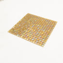 Light Shimmer Beige 12x12 Glossy Uniform Square Glass Mosaic Tile (20 pack, 18.69 sq ft/case) - Sample