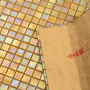 Light Shimmer Beige 12x12 Glossy Uniform Square Glass Mosaic Tile (20 pack, 18.69 sq ft/case) - Sample