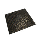 Rich Black 12x12 Glossy Uniform Square Glass Mosaic Tile (20 pack, 18.69 sq ft/case) - Sample