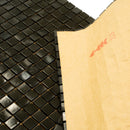 Rich Black 12x12 Glossy Uniform Square Glass Mosaic Tile (20 pack, 18.69 sq ft/case)