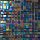 Shimmer Multi Blue 12x12 Glossy Uniform Square Glass Mosaic Tile (20 pack, 18.69 sq ft/case) - Sample