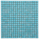 Sky Blue 12x12 Glossy Uniform Square Glass Mosaic Tile (20 pack, 18.69 sq ft/case) - Sample