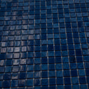 Navy Blue 12x12 Glossy Uniform Square Glass Mosaic Tile (20 pack, 18.69 sq ft/case) - Sample