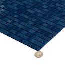 Navy Blue 12x12 Glossy Uniform Square Glass Mosaic Tile (20 pack, 18.69 sq ft/case) - Sample