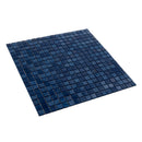 Navy Blue 12x12 Glossy Uniform Square Glass Mosaic Tile (20 pack, 18.69 sq ft/case) - Sample