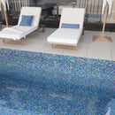 Dark Shimmer Multi Blue 12x12 Glossy Uniform Square Glass Mosaic Tile (20 pack, 18.69 sq ft/case)