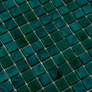 Dark Green 12x12 Glossy Uniform Square Glass Mosaic Tile (20 pack, 18.69 sq ft/case)