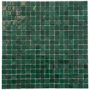 Bottle Green 12x12 Glossy Uniform Square Glass Mosaic Tile (20 pack, 18.69 sq ft/case) - Sample