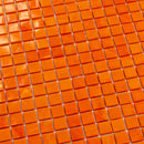 Red-Orange 12x12 Glossy Uniform Square Glass Mosaic Tile (20 pack, 18.69 sq ft/case)
