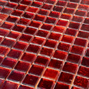 Ruby Red 12x12 Glossy Uniform Square Glass Mosaic Tile (20 pack, 18.69 sq ft/case) - Sample