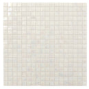 Dark Bone White 12x12 Glossy Uniform Square Glass Mosaic Tile (20 pack, 18.69 sq ft/case)